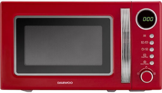 Daewoo Φούρνος Μικροκυμάτων με Grill 20lt Κόκκινος