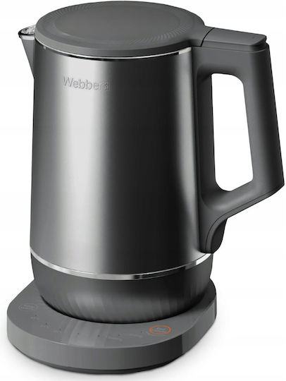 Webber Βραστήρας Ταξιδίου 1.7lt 1800W Γκρι