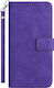 Wallet Synthetic Leather / Silicone Purple (Moto G23)