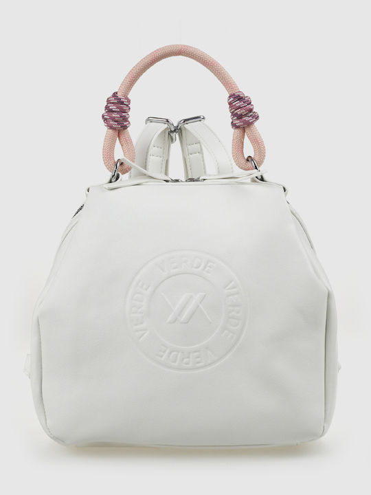 Verde Damentasche Rucksack Weiß