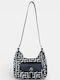 Set Damentasche Schultertasche Schwarz