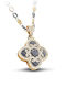 Dimitrios Exclusive Silver Necklace Blue