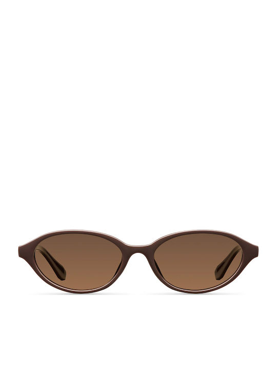 MELLER ブラウンオーバルサングラス IFU chocolate kakao Meller | Ifu Chocolate Kakao - Sunglasses