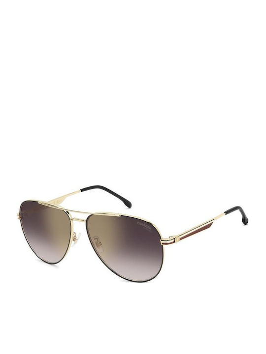 Carrera Unisex Sunglasses with Gold Metallic Fr...