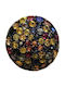 925 Silver Ring Rubies Sapphires Size 10