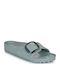 Madrid Big Buckle Slides in Blue Colour