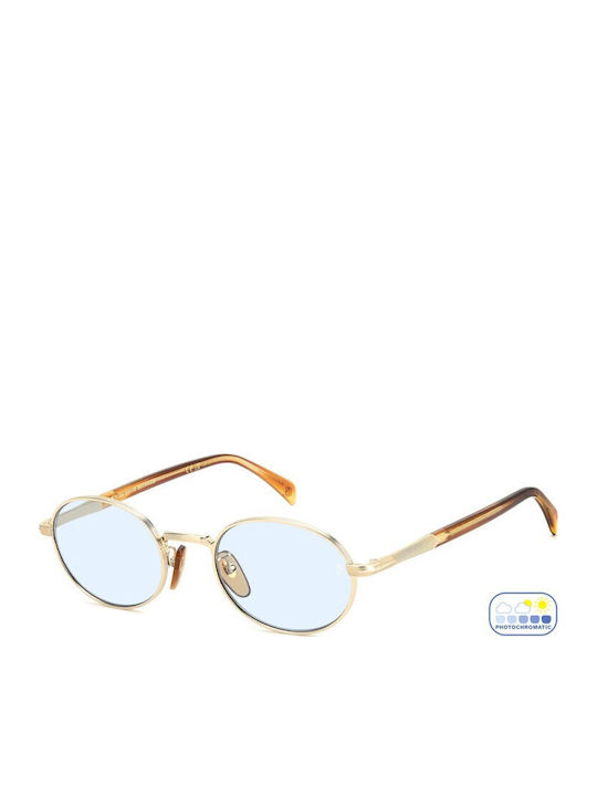 David Beckham Unisex Sunglasses with Gold Frame...