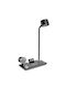 Avizar 3-in-1 LED Tischlampe Bluetooth Lautsprecher Ladestation Schwarz