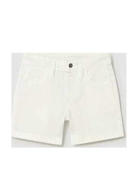 Mayoral Kinder-Shorts/Bermudas Stoff Weiß
