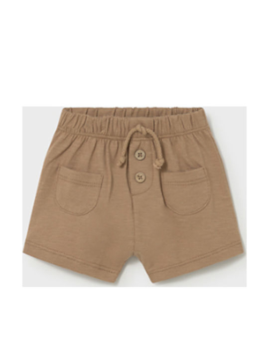 Șort/Salopetă Copii din Material Textil cafea