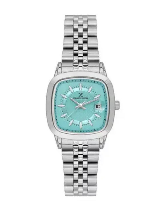 Daniel Klein Men's Watch Battery with Silver Metal Bracelet