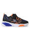 Kids Sneakers With Hoop & Loop Closure Black