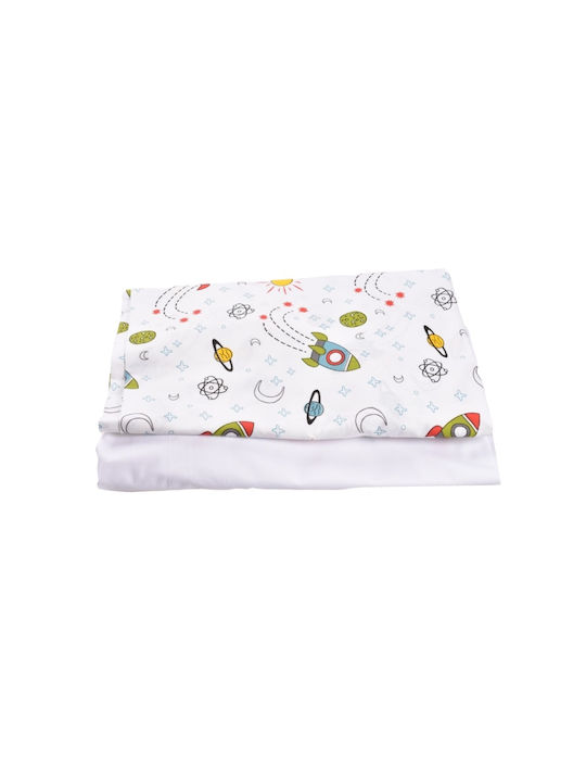 Confort Family Seturi de cearșafuri pentru bebeluși Pentru Patut Bumbac cu Cauciuc Albe 120x60buc