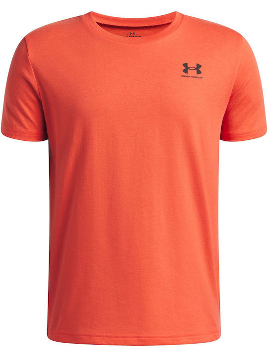Under Armour Tricou pentru copii Portocaliu Spo...