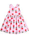 Kinderkleid Blumen Rosa