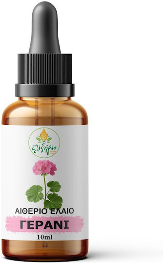 Elixirio Ätherisches Öl Geranie mit Tropfenzähler 10ml