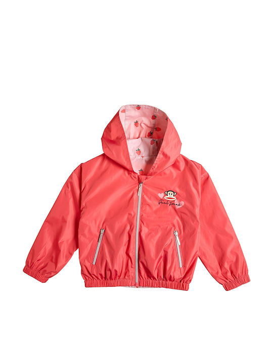 Kids' Casual Jacket Double Sided with Hood Orange