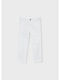 Kids Chino Fabric Trousers Ecru