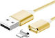 Магнитен USB-A към Lightning кабел Златист 1м