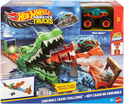 Hot Wheels Monster Trucks: Snake Slam Takedown Crocodile Crash Challenge για 4+ Ετών