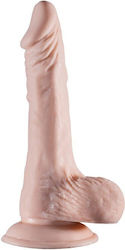 Dildo Dildo με Όρχεις και Βεντούζα Ροζ