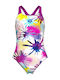 Arena Παιδικό Μαγιό Ολόσωμο White Multi-very Fuchsia