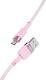 XO Редовна USB 2.0 до микро USB кабел Розов 1м 1бр