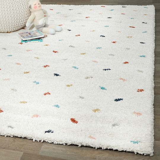 Shaggy Moroccan Teppich Rechteckig Zottelig Synthetisch,Polyester/Cotton/Leather Multi