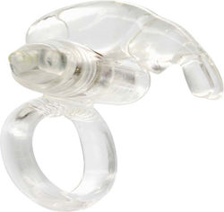 Cock Ring Δονούμενο Rabbit Διάφανο