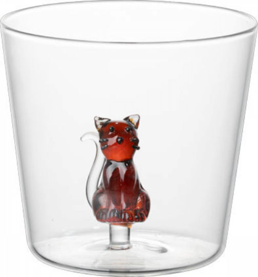 I-Total Wasser Glas Braun