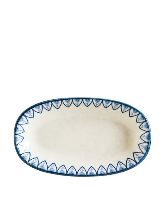 Bonna Serving Platter Oval made of Porcelain White 19x11cm