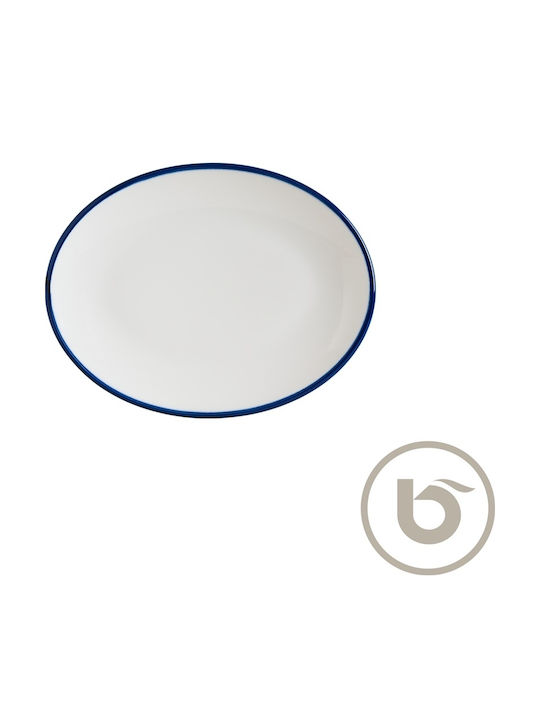 Bonna Serving Platter Oval made of Porcelain White 25x19cm