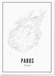 Poster Paros A4 21 X 30cm