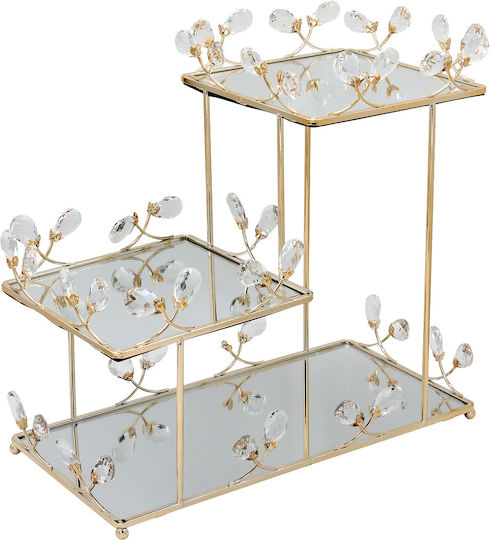 Keskor Μεταλλική Ορντεβιέρα Χρυσή Π21xΜ40cm