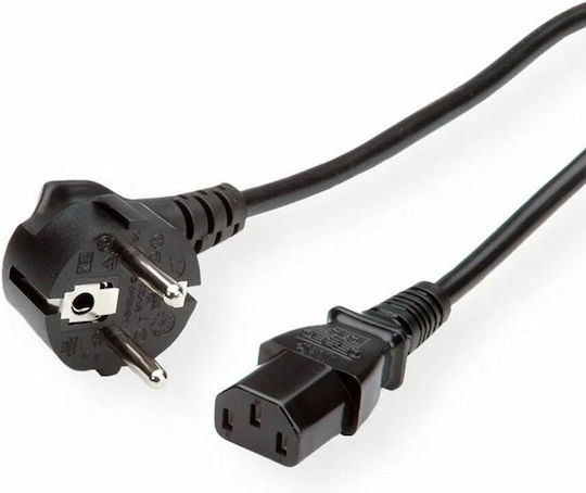 Roline Schuko - IEC C13 Cable 3m Μαύρο 19.08.1014