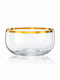 Bohemia Decorative Bowl Gold 12x12cm