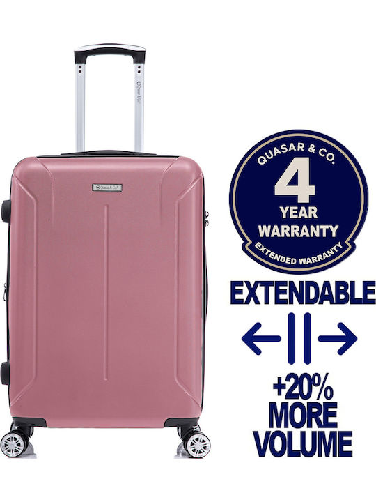 Quasar Medium Suitcase Powder Pink