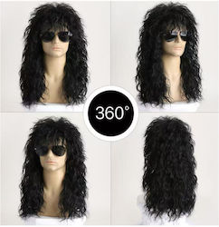 Aph Perucă Păr Ondulat Negru Lung Wig-m315a