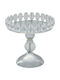 Keskor Metallic Decorative Platter Silver 22x22x21cm