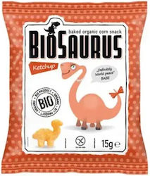 Gepuffte Snacks Dinosaur Ketchup Glutenfrei 15g Mclloyds Bio