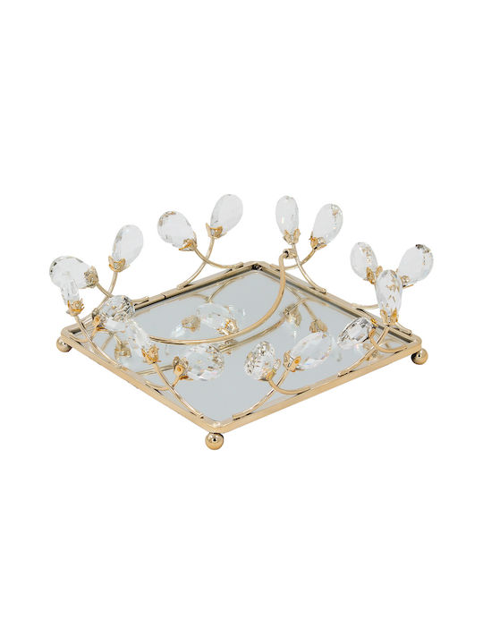 Keskor Metallic Napkin Holder Gold 20x20x7cm 43267