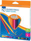 Set 24 Intensely Colored Pencils Break-resistant Lead Pencil Length 175 Mm