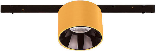 25256 Led Μαγνητικο Downlight Μαγνητικες Ραγες 6mm 5w 3000k Dali Παλαιωμενο Ορειχαλκινο Χρωμα 25256
