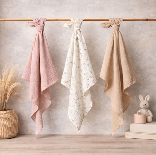 Babyono Πάνα Αγκαλιάς 70x70cm 3τμχ Babyono Πάνα Αγκαλιάς 70x70cm 3τμχ