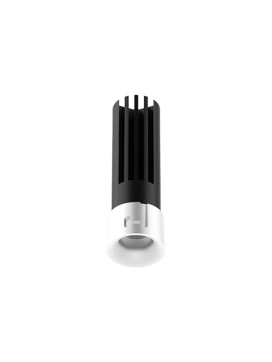 Zambelis Lights Spot Încastrat Rotund cu LED Încorporat și Lumină Alb Cald, Alb