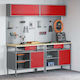 vidaXL Set Bench, work table, Worktable, Workbench