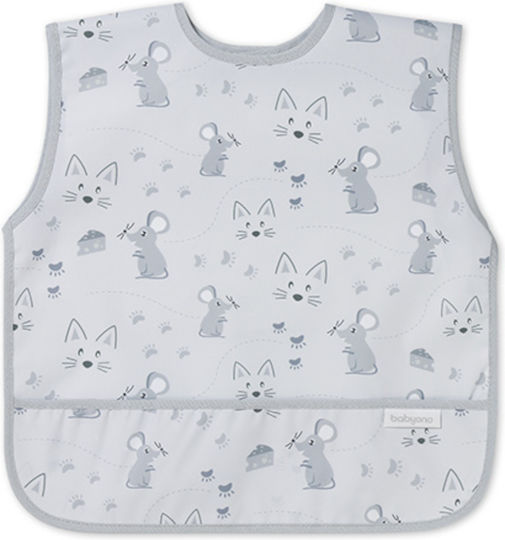 Babyono Mouse Waterproof Fabric Coverall with Hoop & Loop Fastener and Pocket for 2 m+
