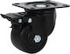 Heavy Duty Swivel Furniture Wheel Finetto Black Φ-50mm Height 70mm 80kg Yes