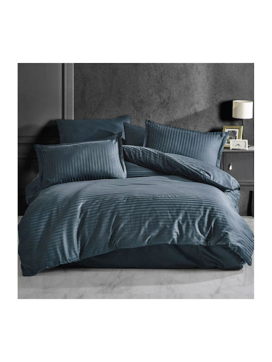 Pucioasa Set Cearșafuri 240x270cm. Antracit 4buc