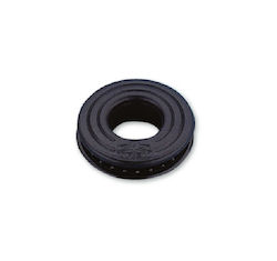 Rolled Rim Grommets 15mm Din Plastic Negru